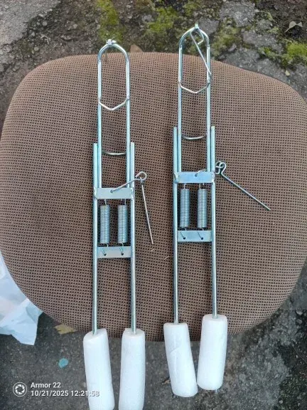 Two RodPerch automatic spring rod holders